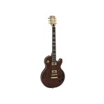 DIMAVERY LP-600 Electric Guitar, brown