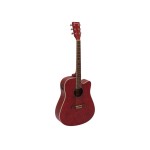 DIMAVERY JK-510 Western Guitar, cutaway, grained