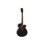 DIMAVERY AW-400 Western Guitar, black