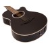 DIMAVERY AW-400 Western Guitar, black DIMAVERY AW-400 Western Guitar, black