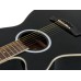 DIMAVERY AW-400 Western Guitar LH, black DIMAVERY AW-400 Western Guitar LH, black