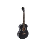 DIMAVERY AW-303 Western Guitar, black