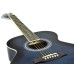 DIMAVERY AW-303 Western Guitar, blueburst DIMAVERY AW-303 Western Guitar, blueburst