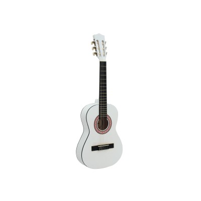DIMAVERY AC-303 Classical Guitar 1/2, white