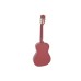 DIMAVERY AC-303 Classical Guitar 1/2, red