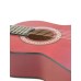 DIMAVERY AC-303 Classical Guitar 1/2, red