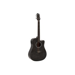 DIMAVERY STW-90 Western Guitar, vintage black DIMAVERY STW-90 Western Guitar, vintage black