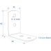 ROADINGER Small Corner Brace 25x40mm ROADINGER Small Corner Brace 25x40mm