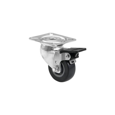 ROADINGER Swivel Castor 50mm grey with brake ROADINGER Swivel Castor 50mm grey with brake