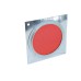 EUROLITE Red Dichroic Filter silver Frame PAR-56 EUROLITE Red Dichroic Filter silver Frame PAR-56