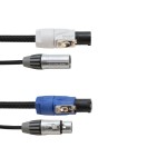 EUROLITE Combi Cable DMX P-Con/3-pin XLR 5m