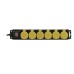 EUROLITE Distributor 6-fold IP44 bk 5m EUROLITE Distributor 6-fold IP44 bk 5m