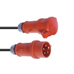 PSSO CEE Extension 16A 5x2.5 10m red