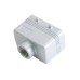 ILME Socket Casing for 10-pin, PG 16, straight