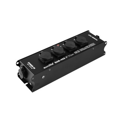 EUROLITE SAB-42X IP T-Con Power Split Box EUROLITE SAB-42X IP T-Con Power Split Box