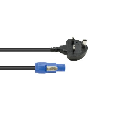 EUROLITE P-Con Power Cable 3x 1.0mm² 1.2m with UK Plug EUROLITE P-Con Power Cable 3x 1.0mm² 1.2m with UK Plug
