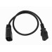 OMNITRONIC IEC Extension 3x0.75 0.6m bk