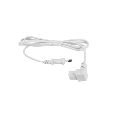 OMNITRONIC IEC Power Cable 2x0.75 1.5m C17 angled wh OMNITRONIC IEC Power Cable 2x0.75 1.5m C17 angled wh