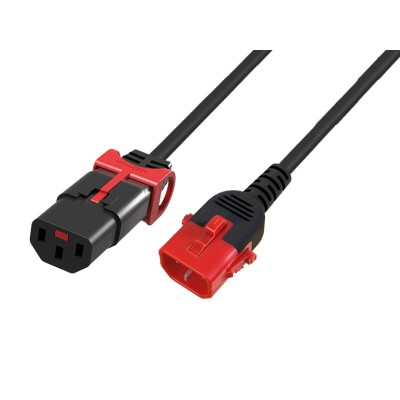 IEC LOCK IEC Extension Locking 3x1.0 1m bk IEC LOCK IEC Extension Locking 3x1.0 1m bk