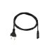 OMNITRONIC Euro Power Cable 1.5m bk