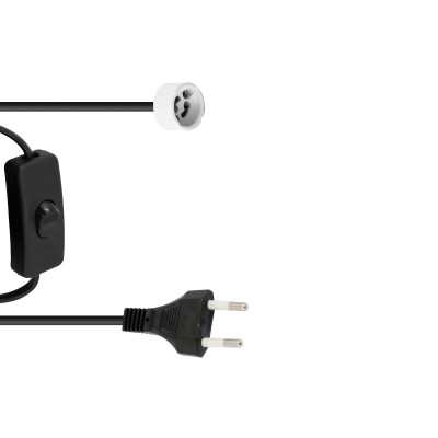 EUROLITE GU-10 Socket Power Cable, Plug, Switch EUROLITE GU-10 Socket Power Cable, Plug, Switch