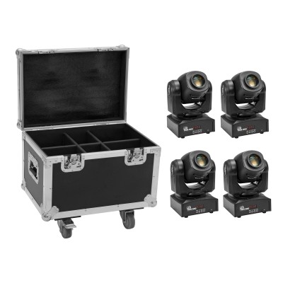 EUROLITE Set 4x LED TMH-S60 Moving-Head-Spot + Case EUROLITE Set 4x LED TMH-S60 Moving-Head-Spot + Case
