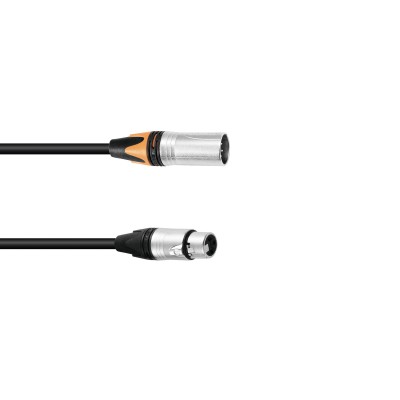 PSSO Adapter Cable DMX XLR 5-pin/3-pin 0.3m bk