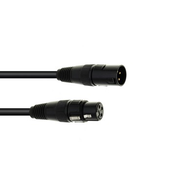 EUROLITE DMX Cable XLR 3-pin 15m bk EUROLITE DMX Cable XLR 3-pin 15m bk