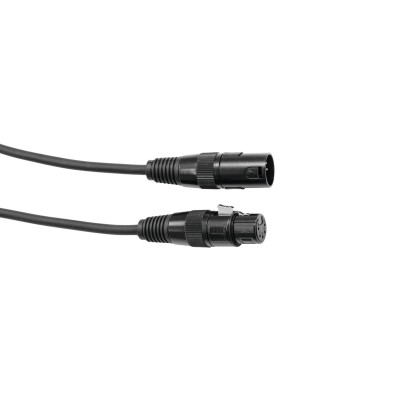 EUROLITE DMX Cable XLR 5-pin 1m bk EUROLITE DMX Cable XLR 5-pin 1m bk