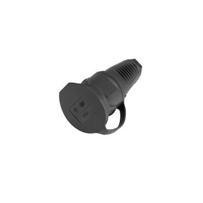 PC ELECTRIC Safety Connector Rubber bk/bl