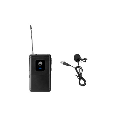 OMNITRONIC UHF-E Series Bodypack 527.5MHz + Lavalier Microphone OMNITRONIC UHF-E Series Bodypack 527.5MHz + Lavalier Microphone