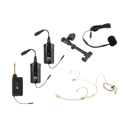 OMNITRONIC Set FAS TWO + 2x BP + Headset + Acoustic Guitar Microphone 660-690MHz OMNITRONIC Set FAS TWO + 2x BP + Headset + Acoustic Guitar Microphone 660-690MHz