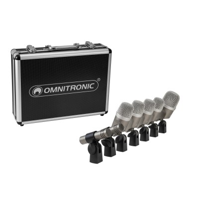 OMNITRONIC MIC 77-7LMH MK2 Drum Microphone Set OMNITRONIC MIC 77-7LMH MK2 Drum Microphone Set