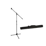 OMNITRONIC Set Microphone Tripod with Boom PRO bk + Bag