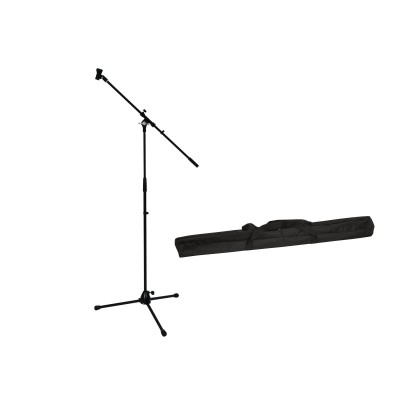 OMNITRONIC Set Microphone Tripod with Boom PRO bk + Bag