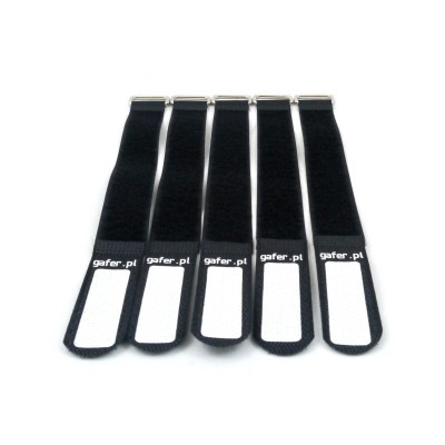 GAFER.PL Tie Straps 25x260mm 5 Pieces Black GAFER.PL Tie Straps 25x260mm 5 Pieces Black