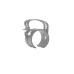 SNAP Mounting Clamp light silver 4x SNAP Mounting Clamp light silver 4x