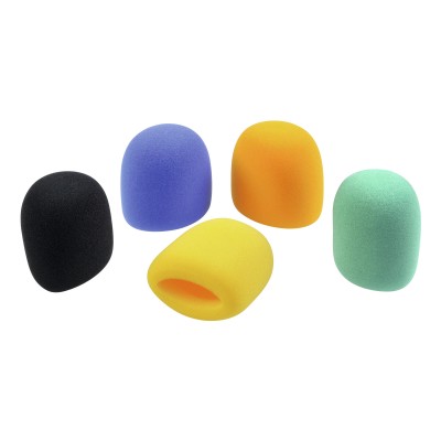 OMNITRONIC Microphone Windshield Set, 5 colors OMNITRONIC Microphone Windshield Set, 5 colors