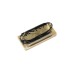DIMAVERY Humbucker with silvercap w. frame