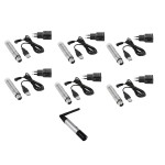 EUROLITE Set QuickDMX 1x Transmitter + 6x AKKU Receiver