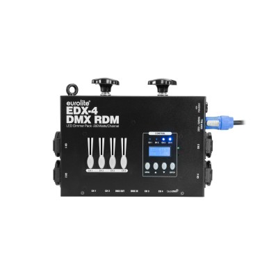 EUROLITE EDX-4 DMX RDM LED Dimmer Pack EUROLITE EDX-4 DMX RDM LED Dimmer Pack