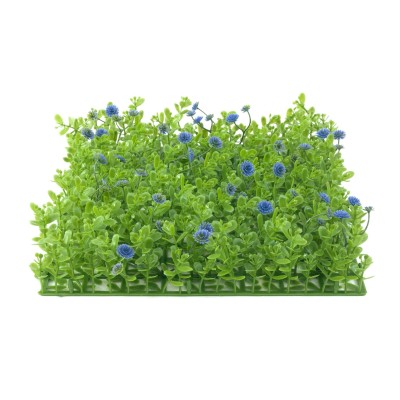 EUROPALMS Grass mat, artificial, green-purple, 25x25cm EUROPALMS Grass mat, artificial, green-purple, 25x25cm