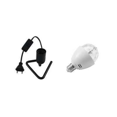 EUROLITE Set LED BC-1 RGB + Triangle Base black EUROLITE Set LED BC-1 RGB + Triangle Base black