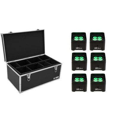 EUROLITE Set 6x LED TL-4 Trusslight + Case EUROLITE Set 6x LED TL-4 Trusslight + Case