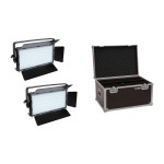 EUROLITE Set 2x LED PLL-480 CW/WW Panel + Case