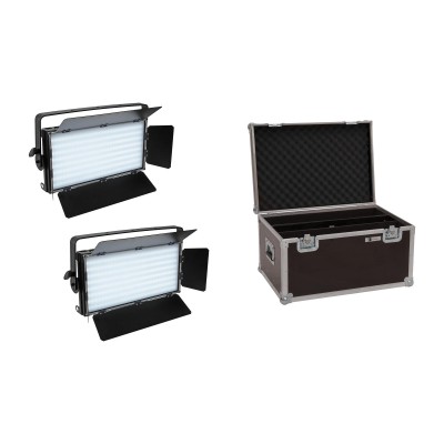 EUROLITE Set 2x LED PLL-480 CW/WW Panel + Case EUROLITE Set 2x LED PLL-480 CW/WW Panel + Case