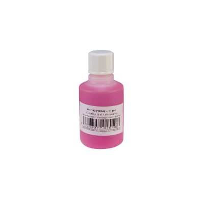 EUROLITE UV-active Stamp Ink, transparent red, 50ml
