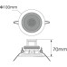 OMNITRONIC CS-2.5G Ceiling Speaker gold OMNITRONIC CS-2.5G Ceiling Speaker gold