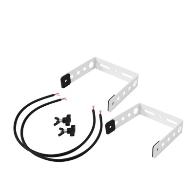 OMNITRONIC BOB-4 Extension Bracket white 2x OMNITRONIC BOB-4 Extension Bracket white 2x