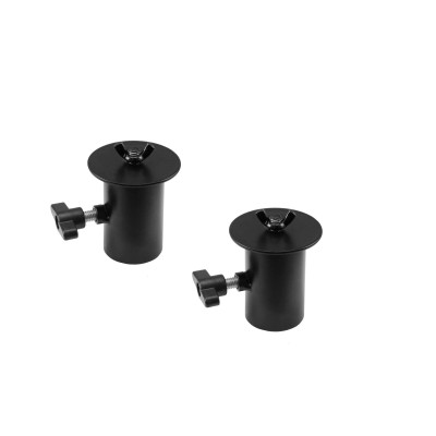 OMNITRONIC BOB-4 Stand Adaptor black 2x OMNITRONIC BOB-4 Stand Adaptor black 2x